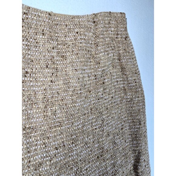 Douglas Hannant‎ Vintage Tweed Tan Brown Skirt Size 10 - Picture 4 of 7